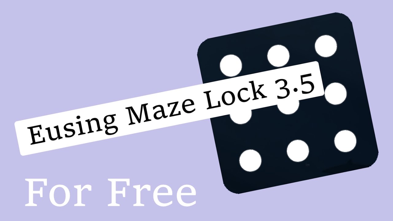 eusing maze lock free registration code for pc
